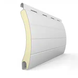 Tablier Aluminium isolé - Lame de 55mm