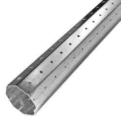Tube octogonal
