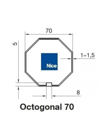 adaptateur era m octogonal 70 nice