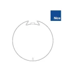 roue et couronne deprat 62 et rond 63 pour moteur nice