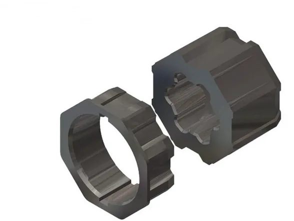 Kit d'adaptation Cherubini pour Moteur Ø 45 mm – Tube Octo 60