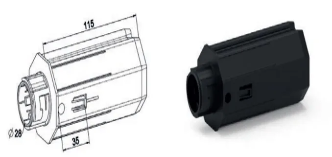 EMBOUT ESCA.OCTO 60 CRABOT FEM. P.ROUL.