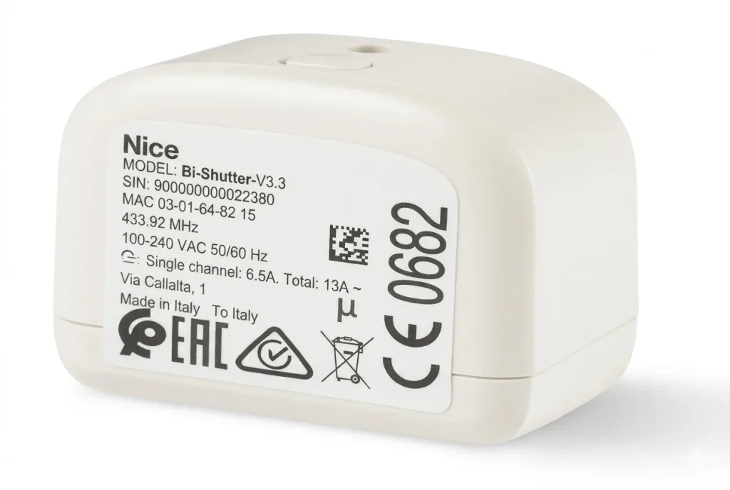 BIDISHUTTER RECEPTEUR NICE TTN2