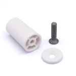 butee ronde blanche avec vis zf