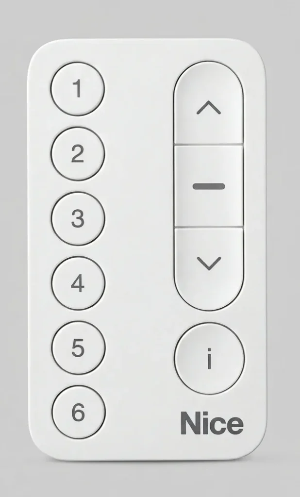 kit TELECOMMANDE NICE MINIDOMI6 AVEC SUPPORT