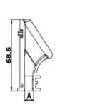 PAIRE DE TULIPES TRADI LAME 8 NATUREL