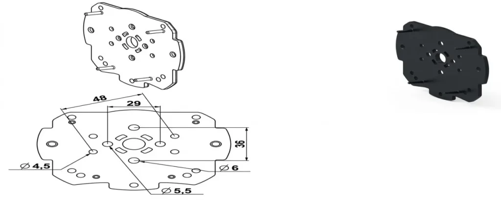 SUPPORT MOTEUR DIVERS RENO K70C 20