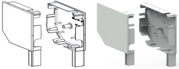 joue de coffre pan coupé L423A